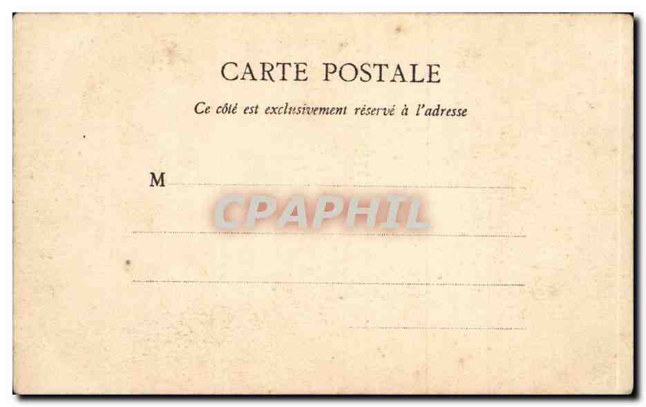 Rouen CPA Eglise St ouen Portail sud — Verso