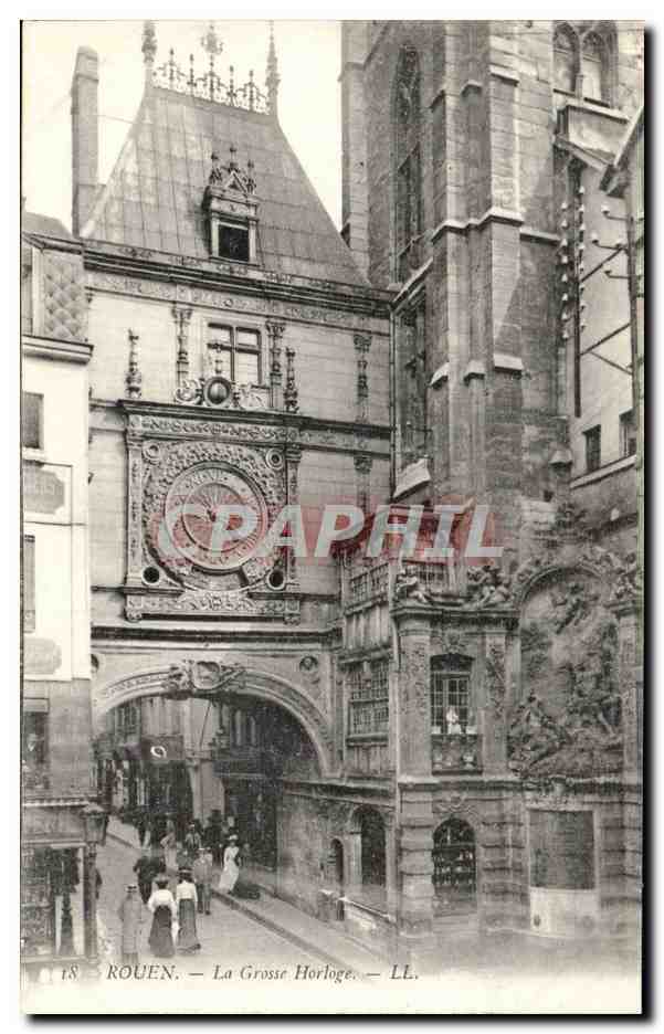 Rouen CPA La grosse horloge