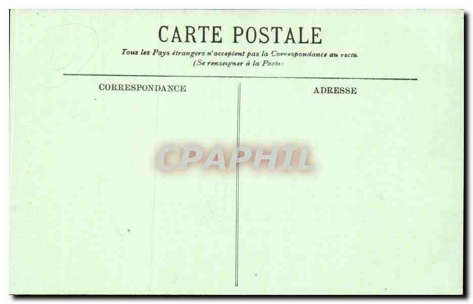 Rouen CPA La grosse horloge — Verso
