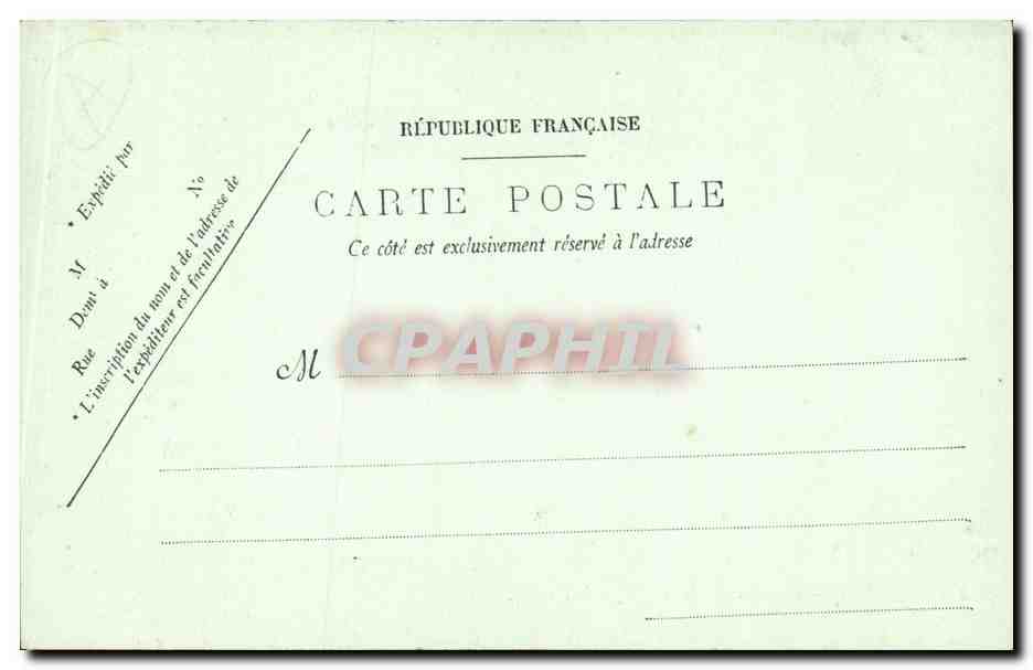 Rouen CPA La cours du palais de justice — Verso