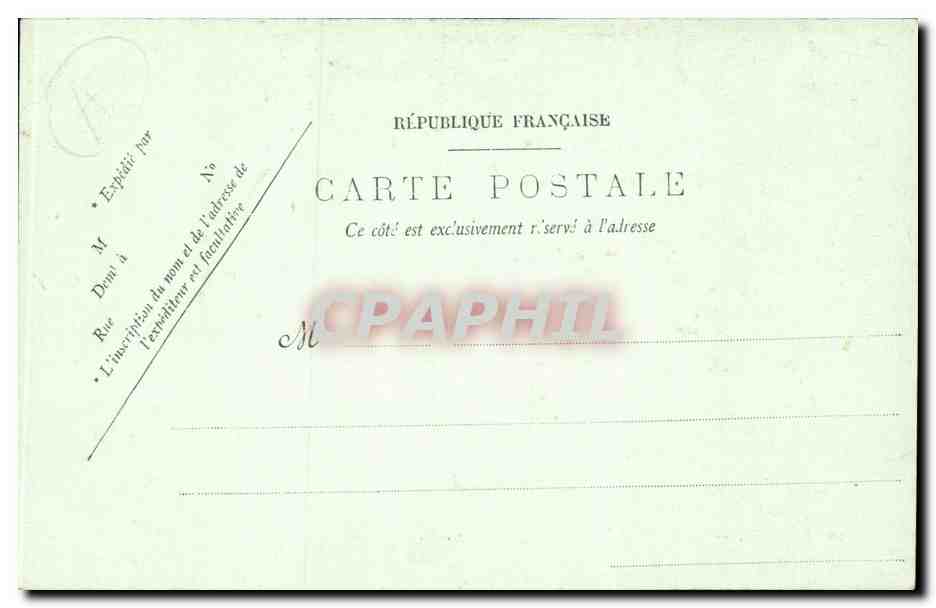 Rouen CPA La tourelle du palais de justice — Verso