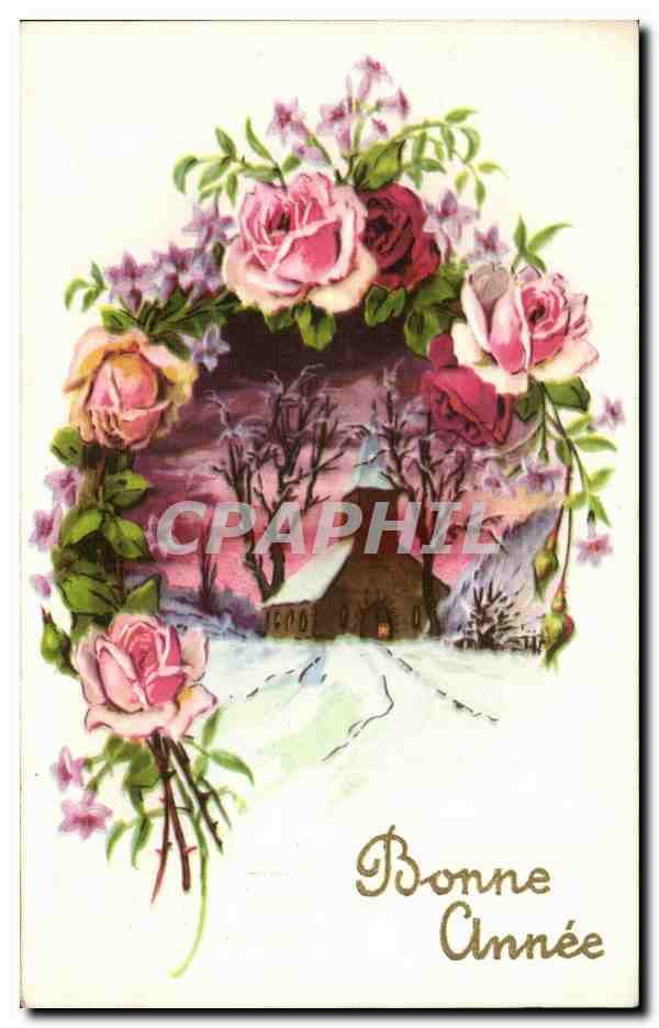 CPA Fantaisie Bonne annee