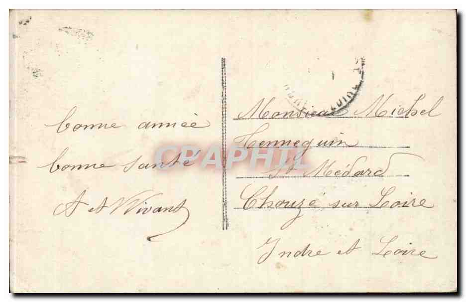 CPA Fantaisie Femme — Rückseite