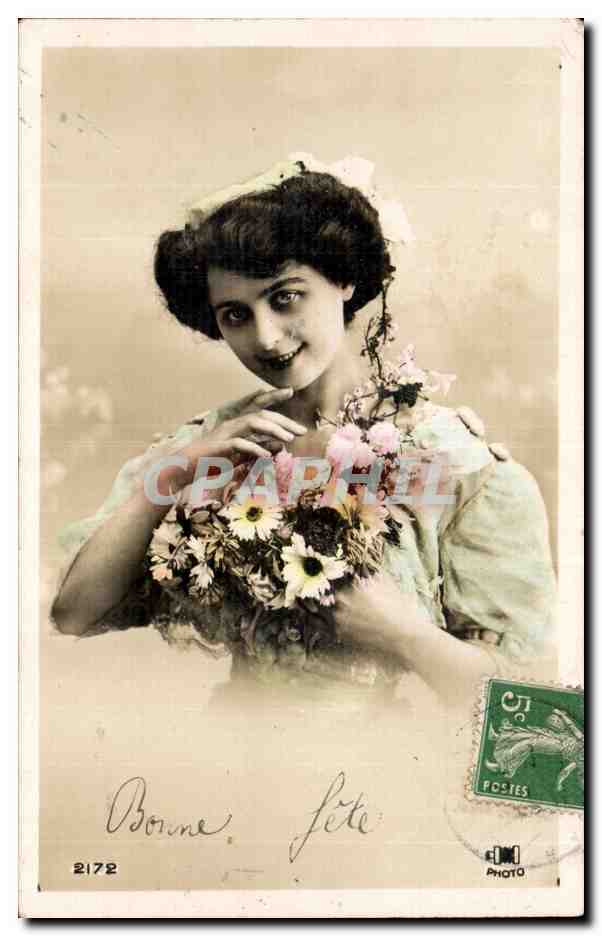 CPA Fantaisie Femme