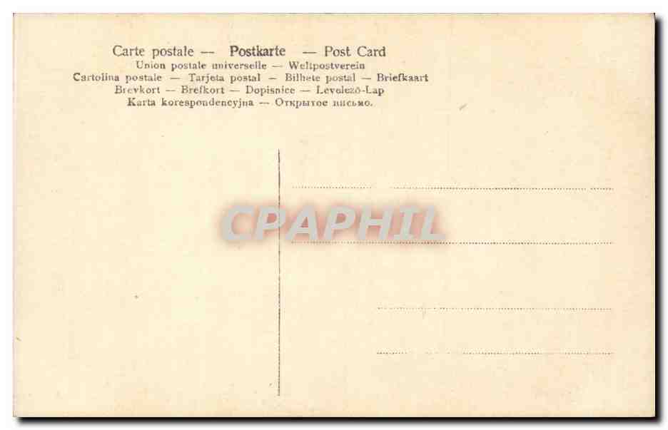CPA Fantaisie Femme — Rückseite