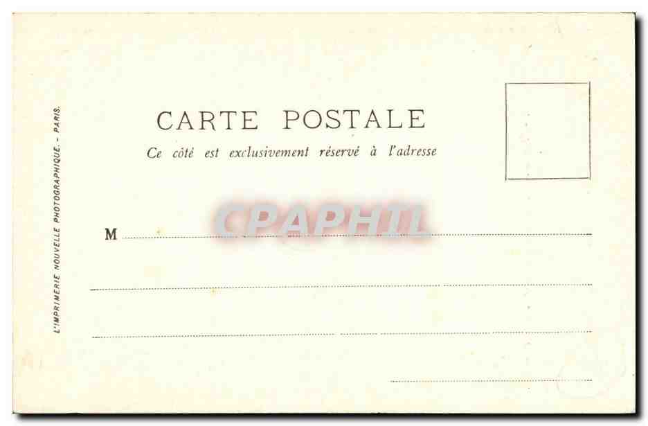 Rouen CPA Facade de Notre DAme et la Tour du beurre — Verso