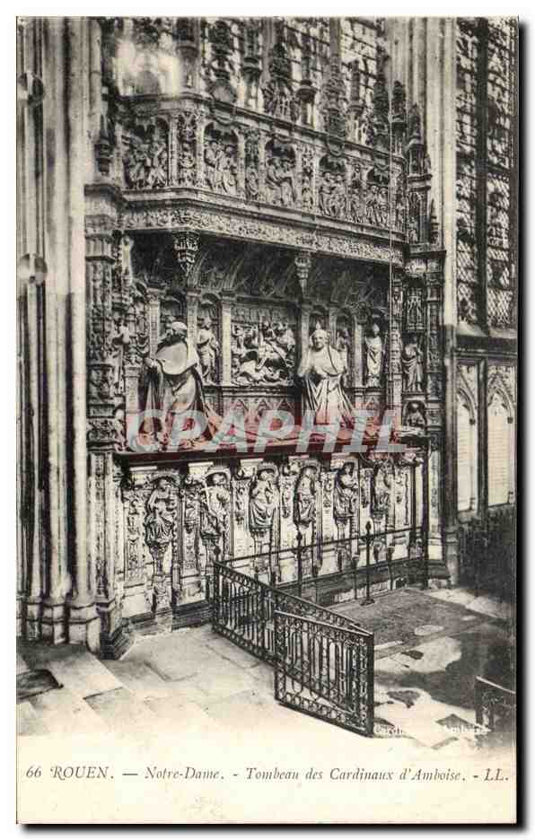 Rouen CPA Notre Dame Tombeau du cardinal d'Amboise