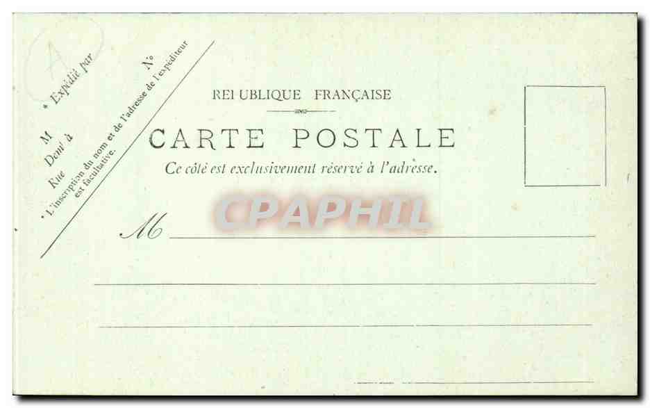 Rouen CPA La tour de Jeanne d'arc — Rückseite
