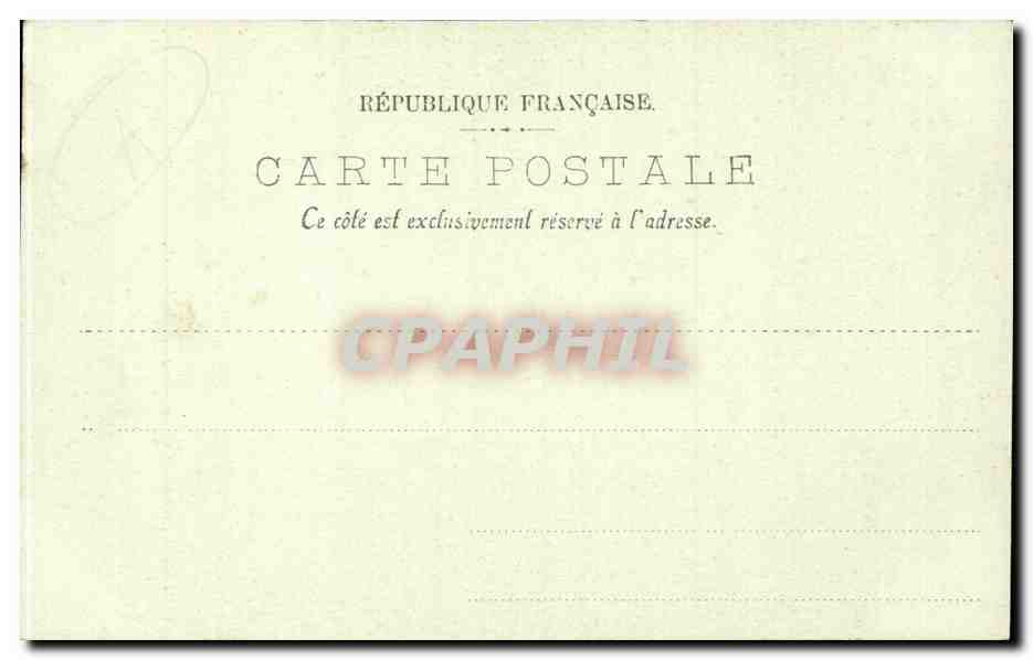Rouen CPA Saint ouen La grille — Verso