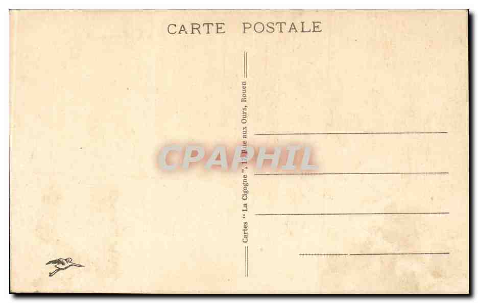 Rouen CPA Cathedrale — Rückseite