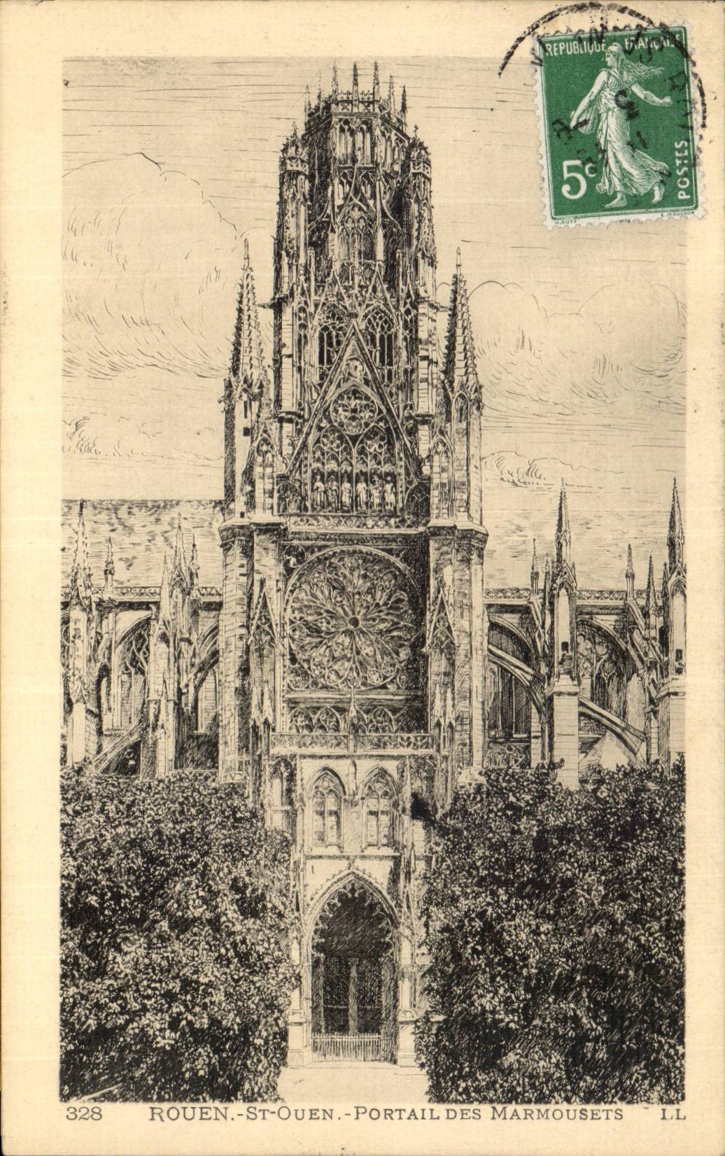 Rouen CPA St ouen Portail des Marmousets