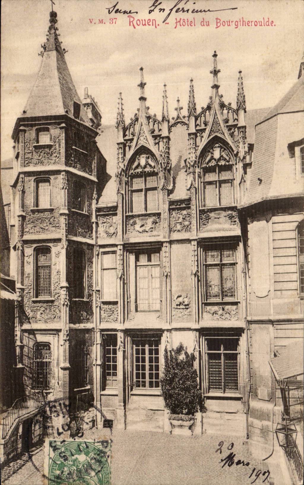 Rouen CPA Hotel du Bourgtheroulde