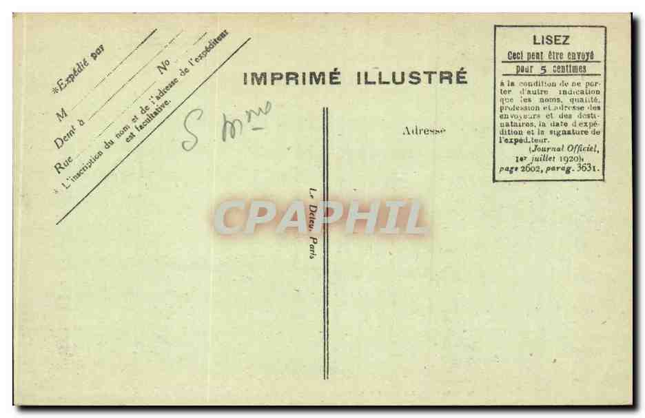 Rouen CPA Palais de justice  — Verso