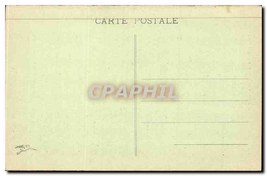 Rouen CPA Vieille maison du 15eme Rue St Romain — Verso