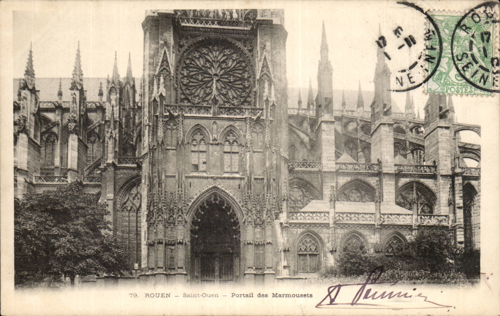 Rouen CPA Saint ouen Portail des Marmousets