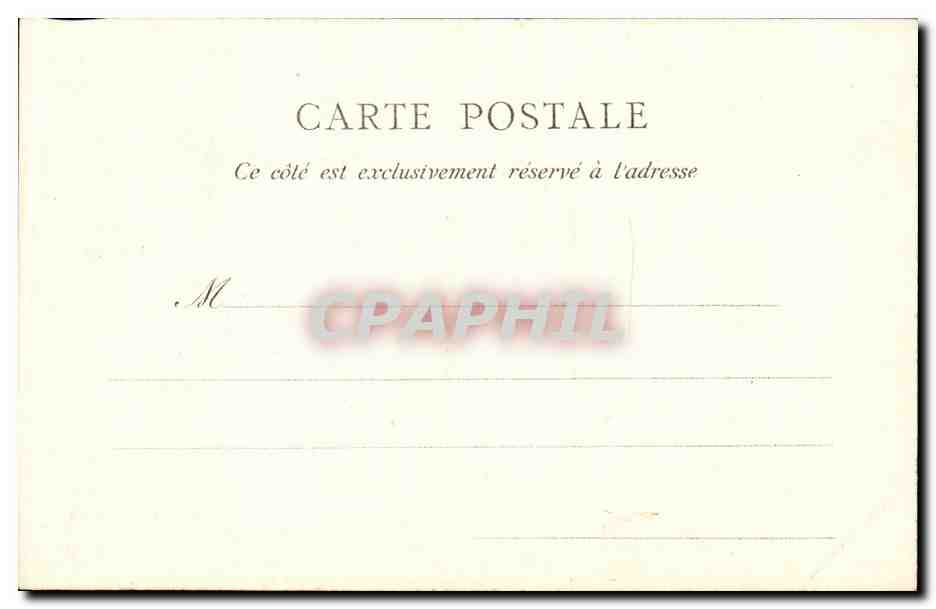 Rouen CPA CAthedrale Porte de la cour des libraires — Rückseite