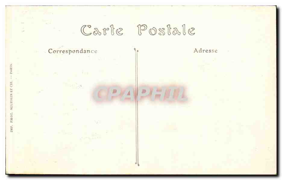 Rouen CPA Eglise Saint ouen Arcs boutants — Verso