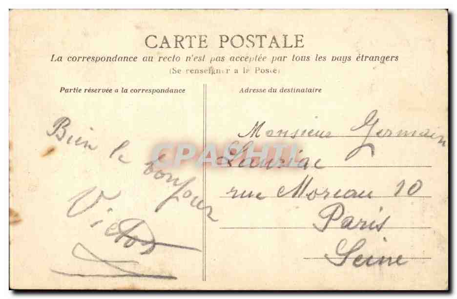 Rouen CPA Tour Jeanne d'arc — Verso