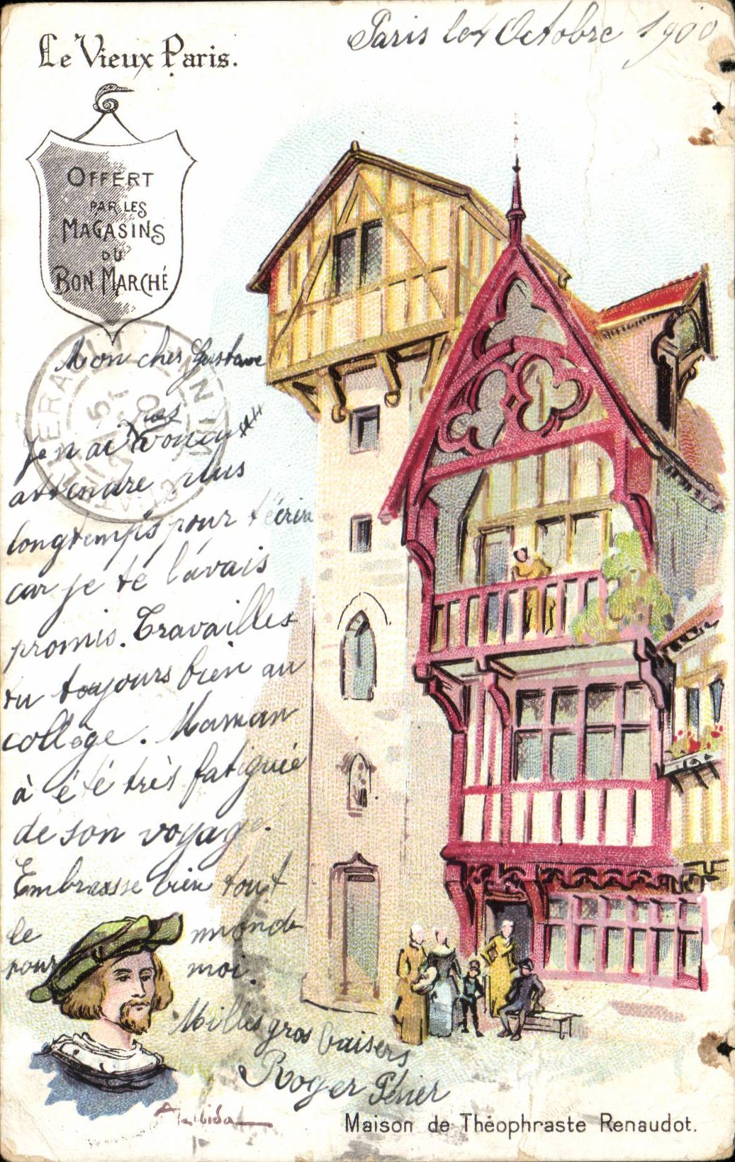CPA Le vieux Paris Maison de Theophraste Renaudot 