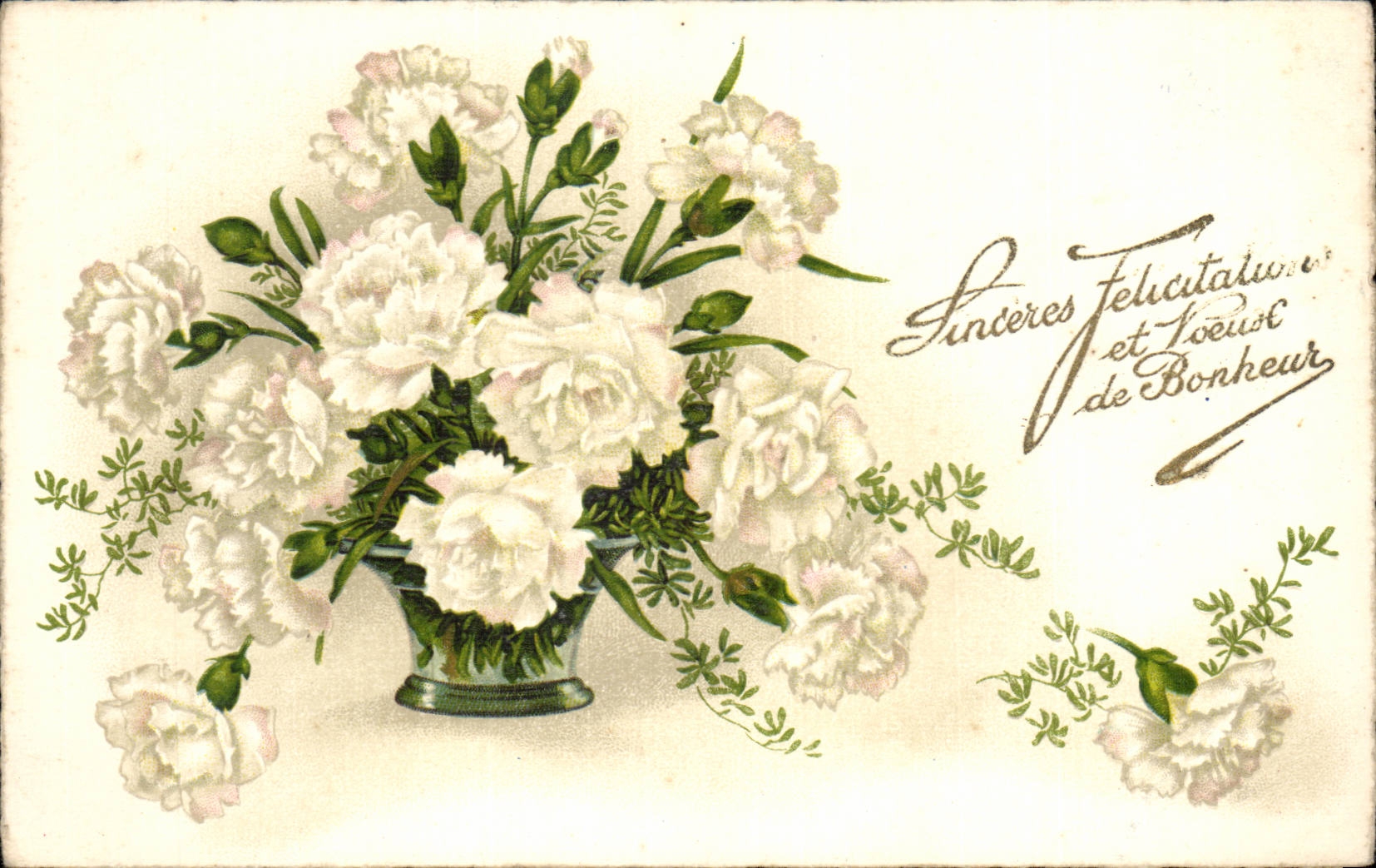 CPA Fantaisie Fleurs 