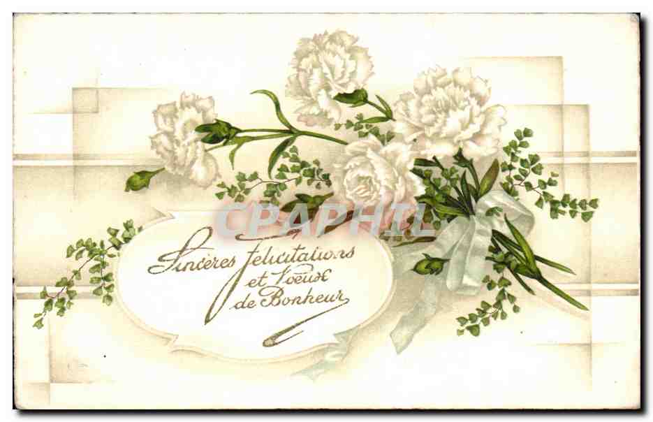 CPA Fantaisie Fleurs 