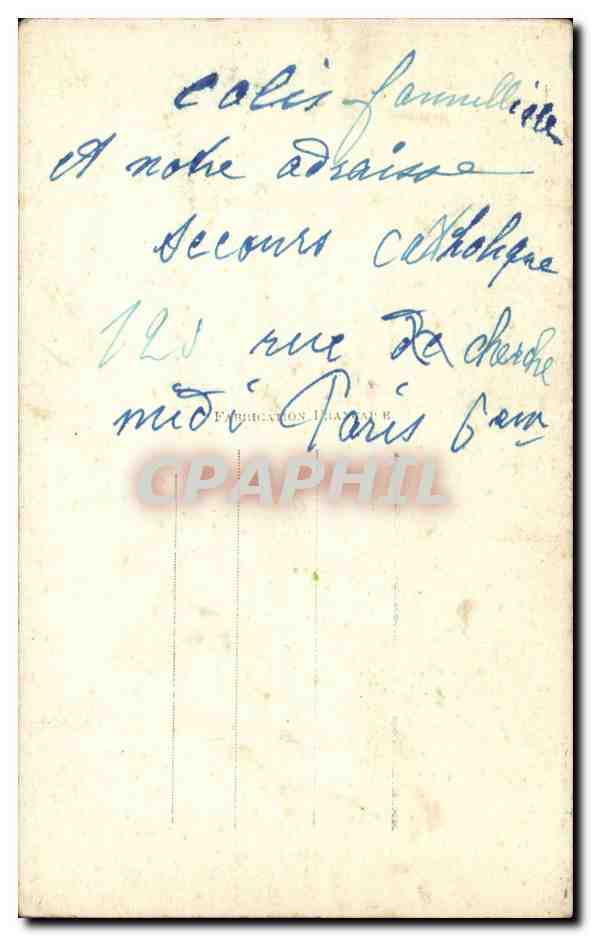 CPA Fantaisie Enfants  — Rückseite