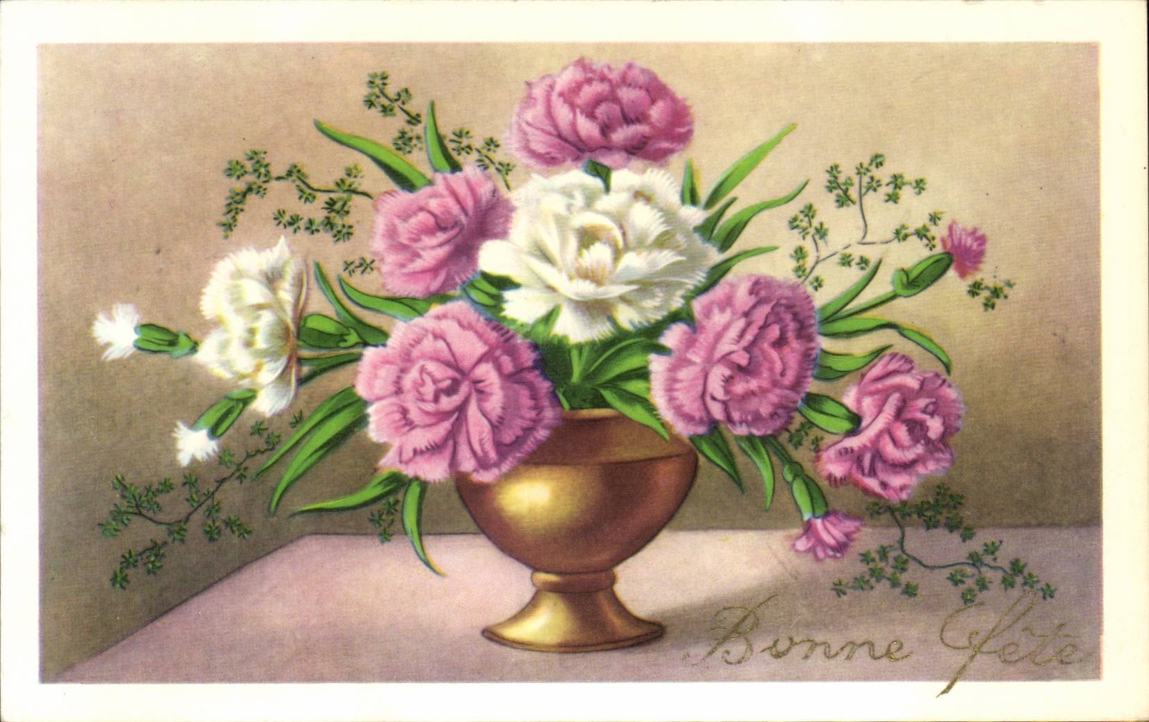 CPA Fantaisie Fleurs 