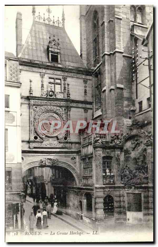 Rouen CPA La grosse horloge