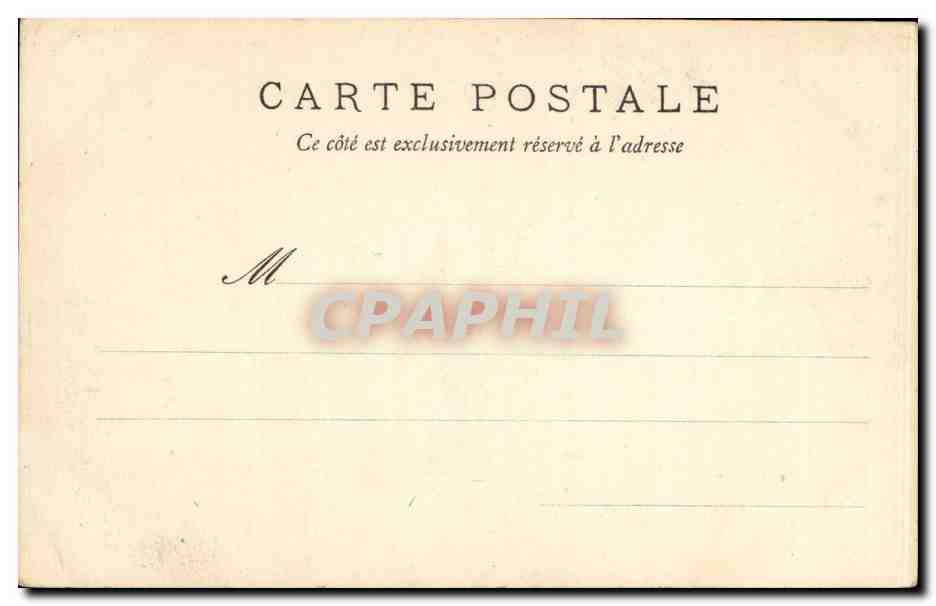 Rouen CPA la grosse horloge — Rückseite
