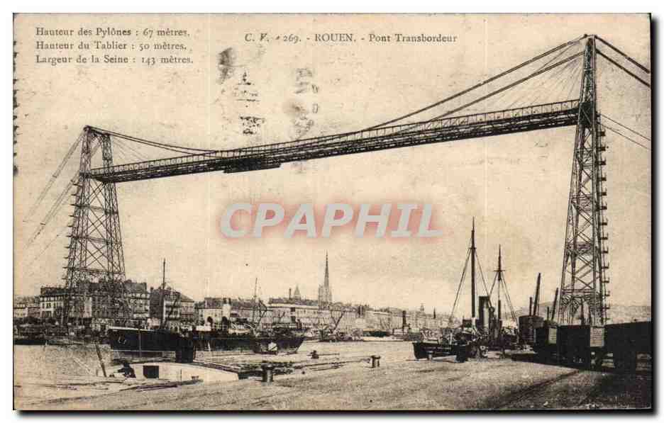 Rouen CPA Pont transbordeur