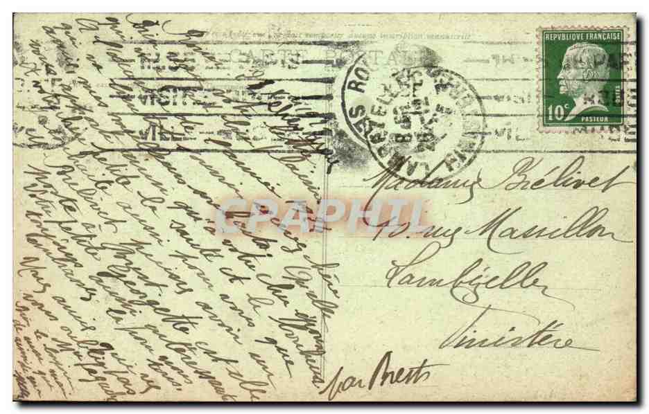 Rouen CPA Pont transbordeur — Rückseite