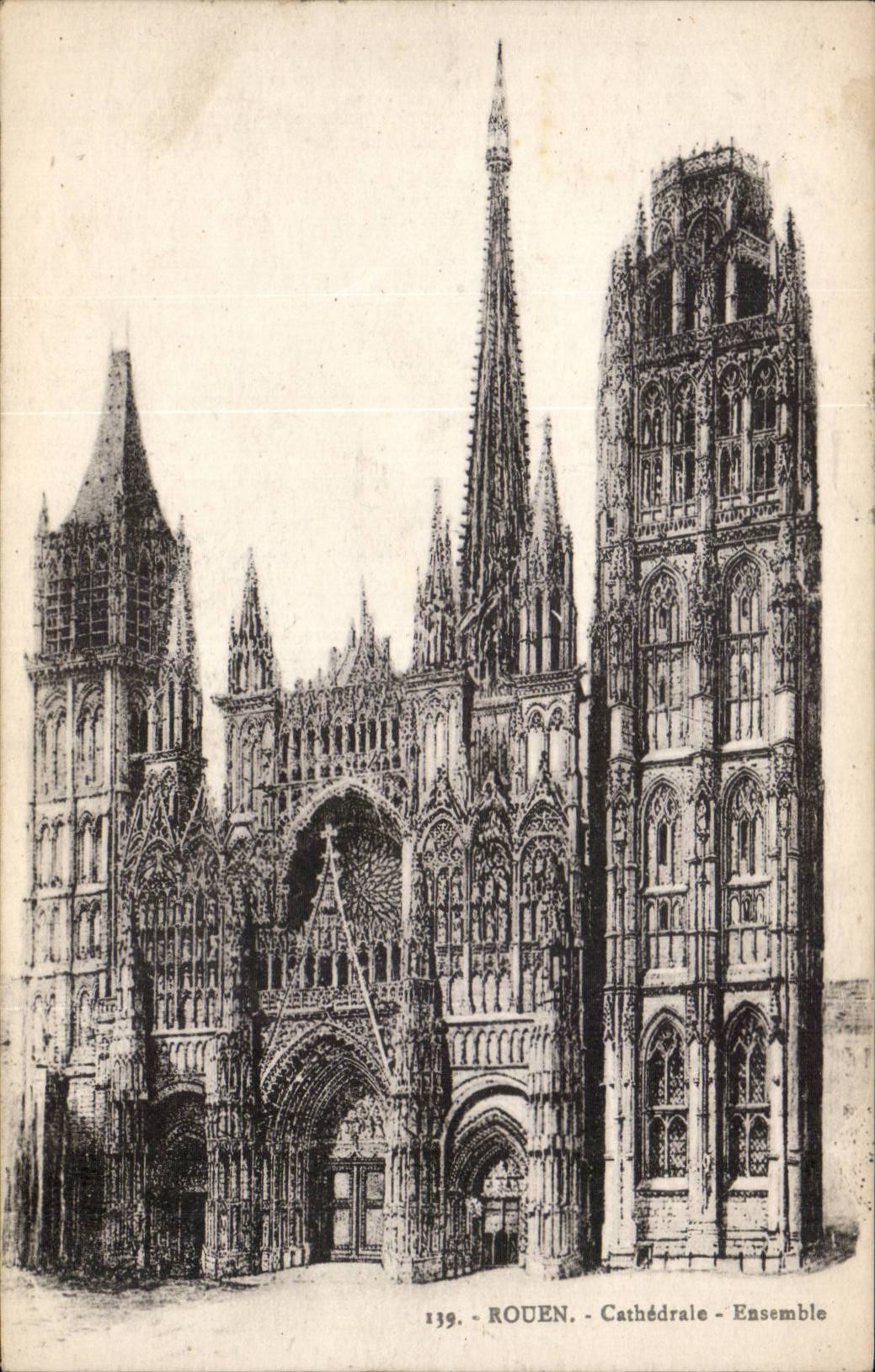 CPA Rouen Cathedrale