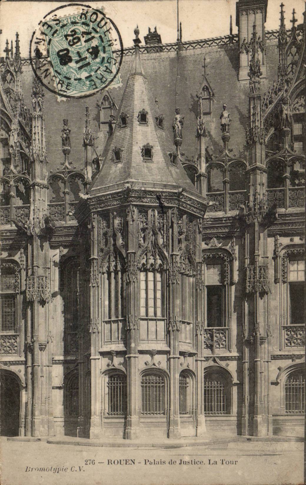 CPA Rouen Palais de justice La tour