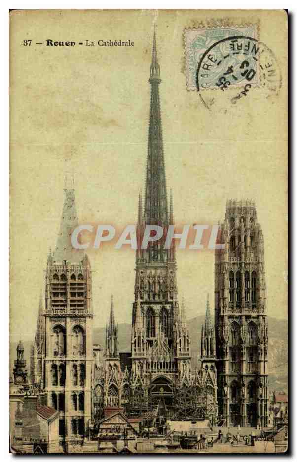 CPA Rouen Cathedrale