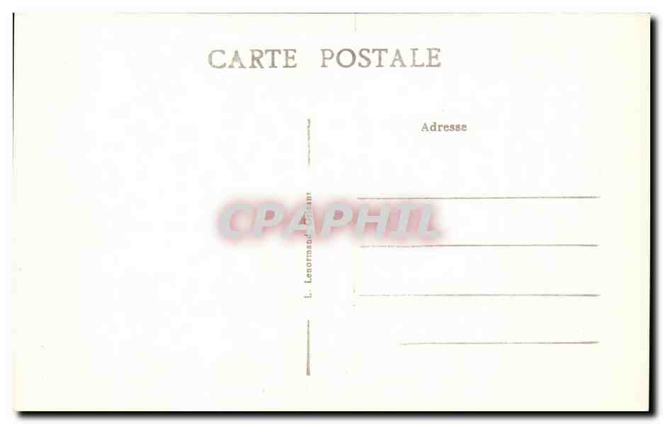 CPA Orleans les fetes de Jeanne d'arc 7 et 8 mai Monseigneur Baudrillart — Verso