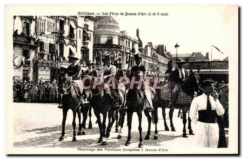 CPA Orleans les fetes de Jeanne d'arc 7 et 8 mai Hommage aux provinces francaises a Jeanne d'arc