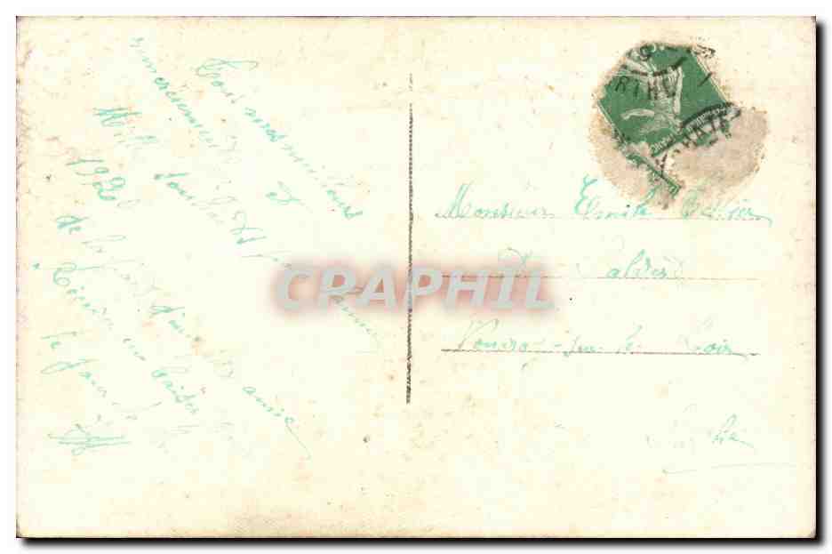 CPA Fantaisie Femme  — Verso
