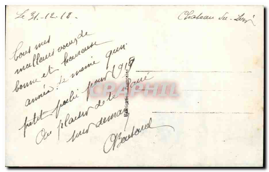 Couple — Nouvel An — E.M. 423 — Verso