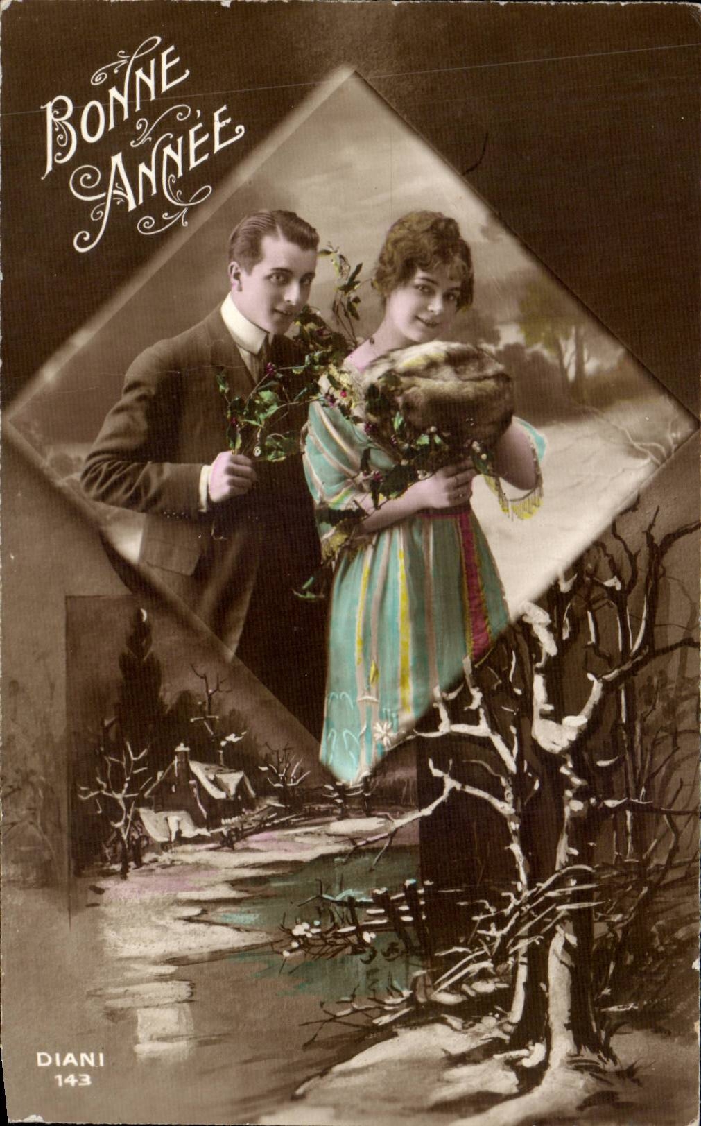 CPA Fantaisie Femme