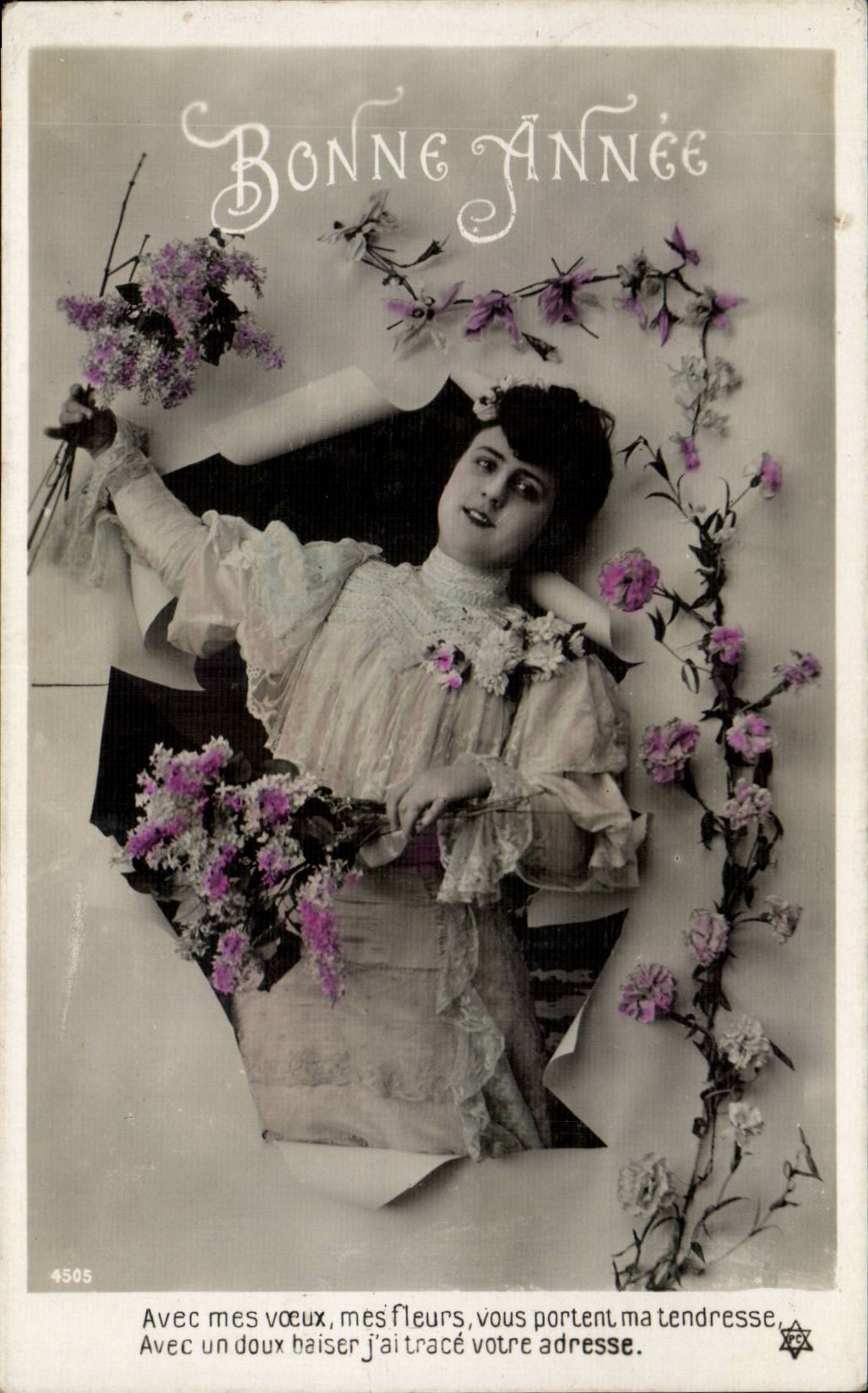 CPA Fantaisie Femme