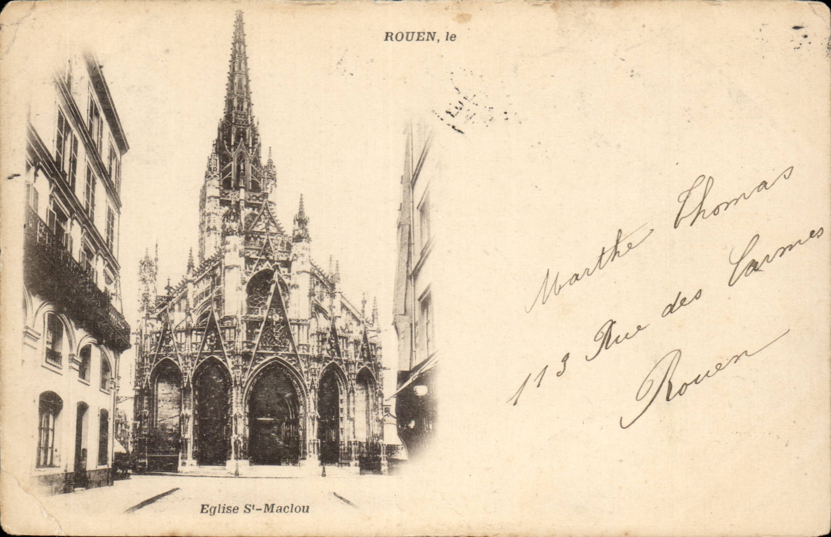 CPA Rouen Eglise St Maclou