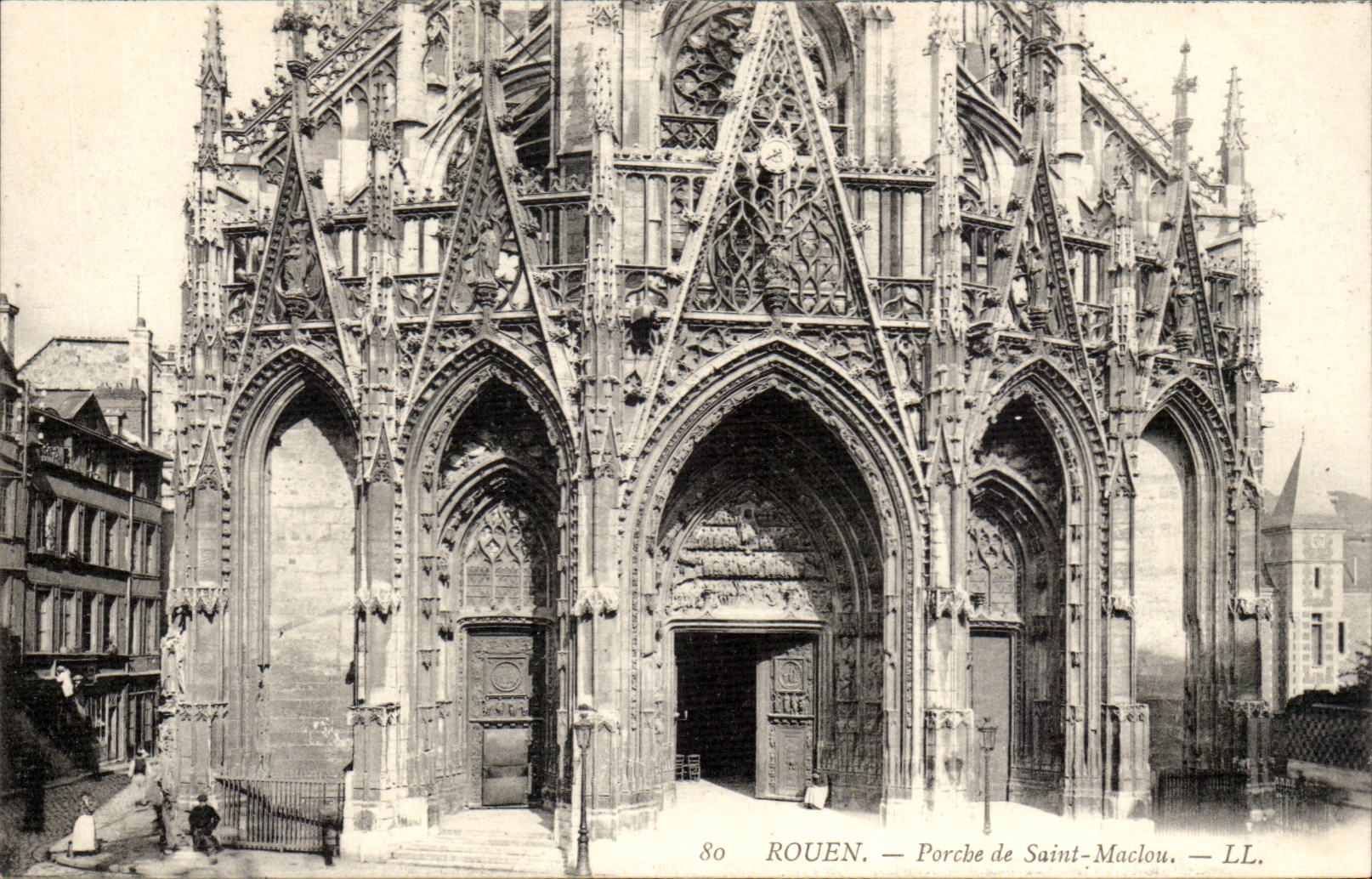 CPA Rouen Porche de Saint Maclou
