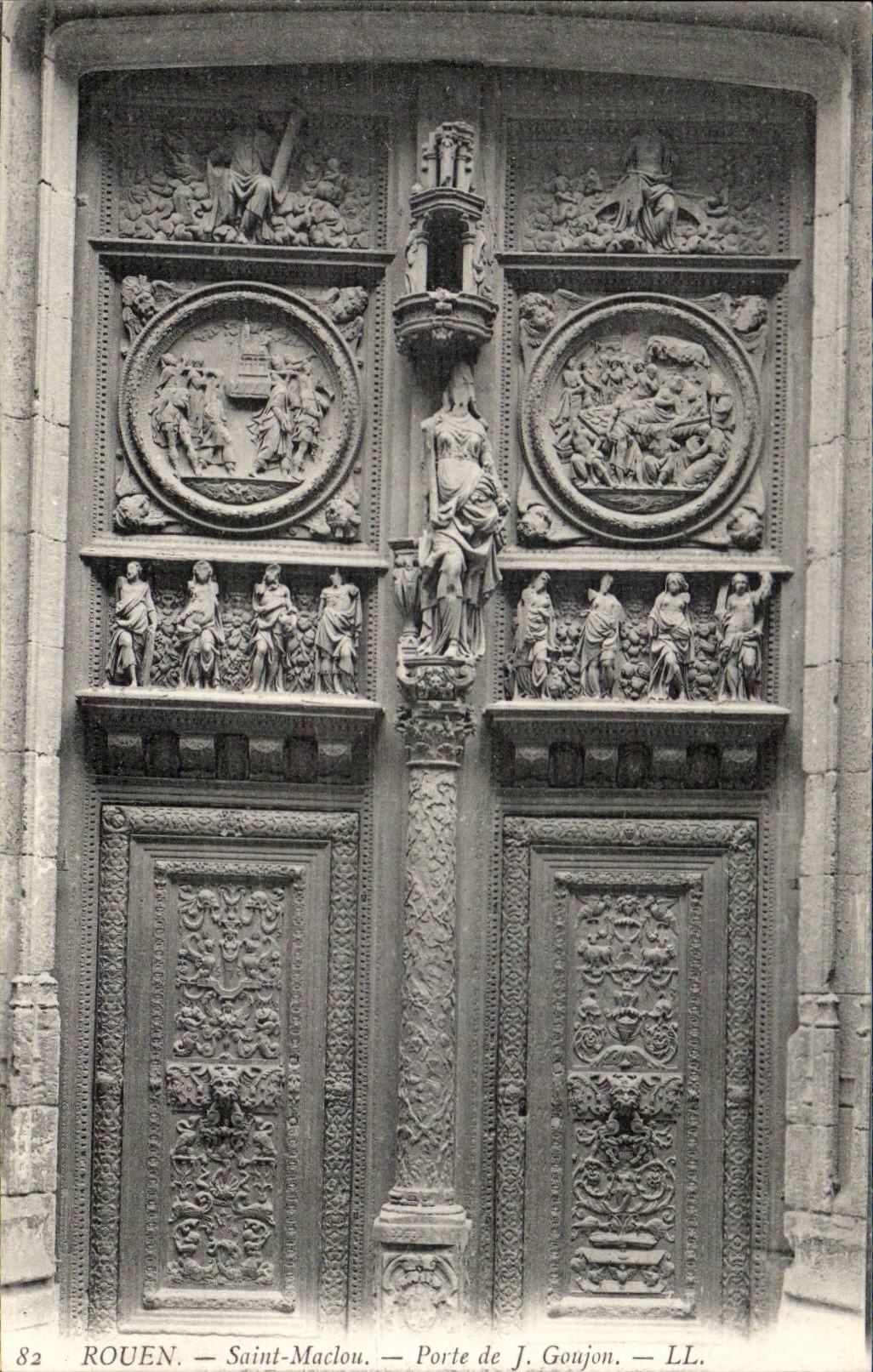 CPA Rouen Saint Maclou Porte de J Goujon