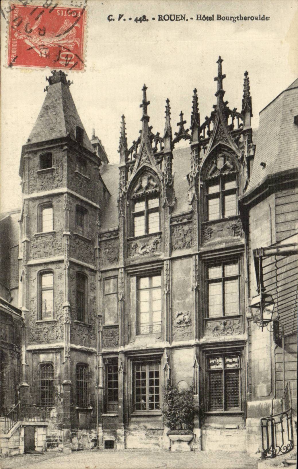 CPA Rouen Hotel Bourgtheroulde