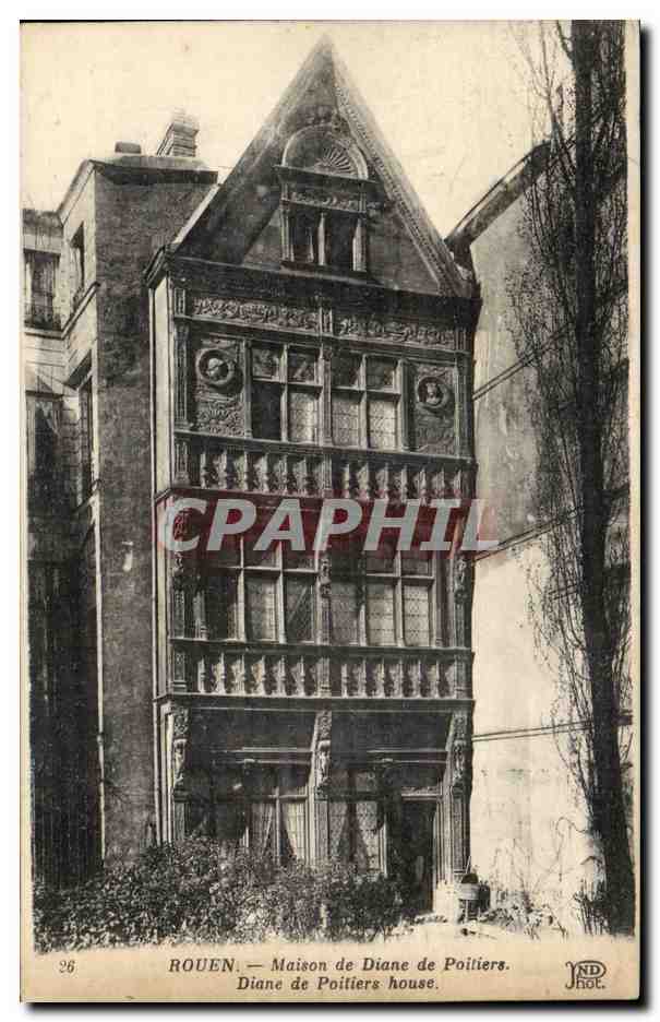 CPA Rouen Maison de Diane de Poitiers 