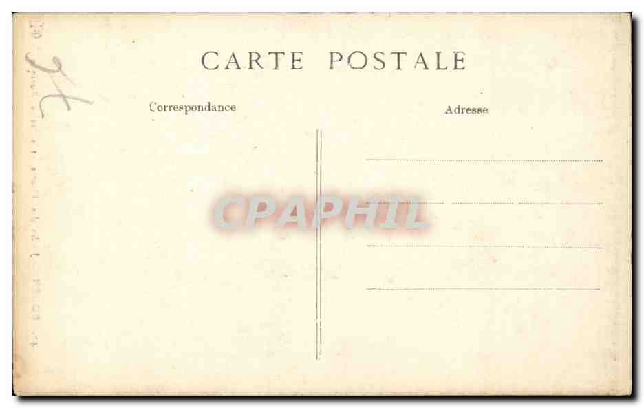 CPA Rouen Jardin des plantes et la pierre runique — Rückseite