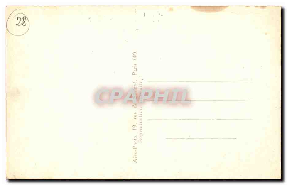 CPA Chartres Cathedrale Perspective Portail sud — Verso
