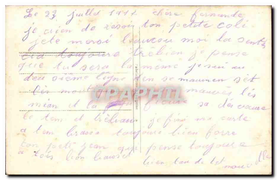 CPA FAntaisie Enfant — Verso