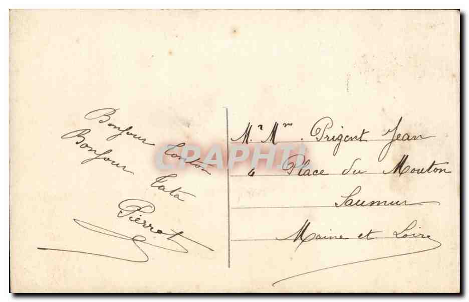 CPA FAntaisie Enfant Amitie — Rückseite