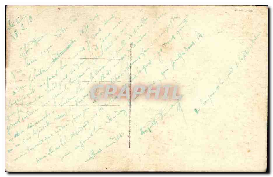 CPA FAntaisie Femme — Verso